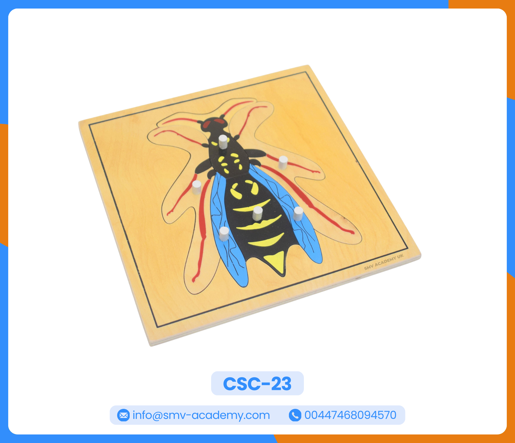 بازل أجزاء الدبور - Parts of a Wasp Puzzle